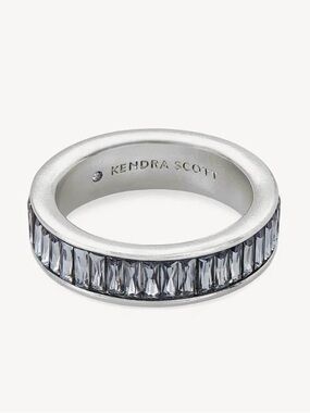 * Size 6 1/2 Kendra Scott Silver Jack Band Ring